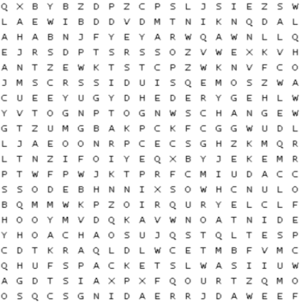 Back to School Word Search