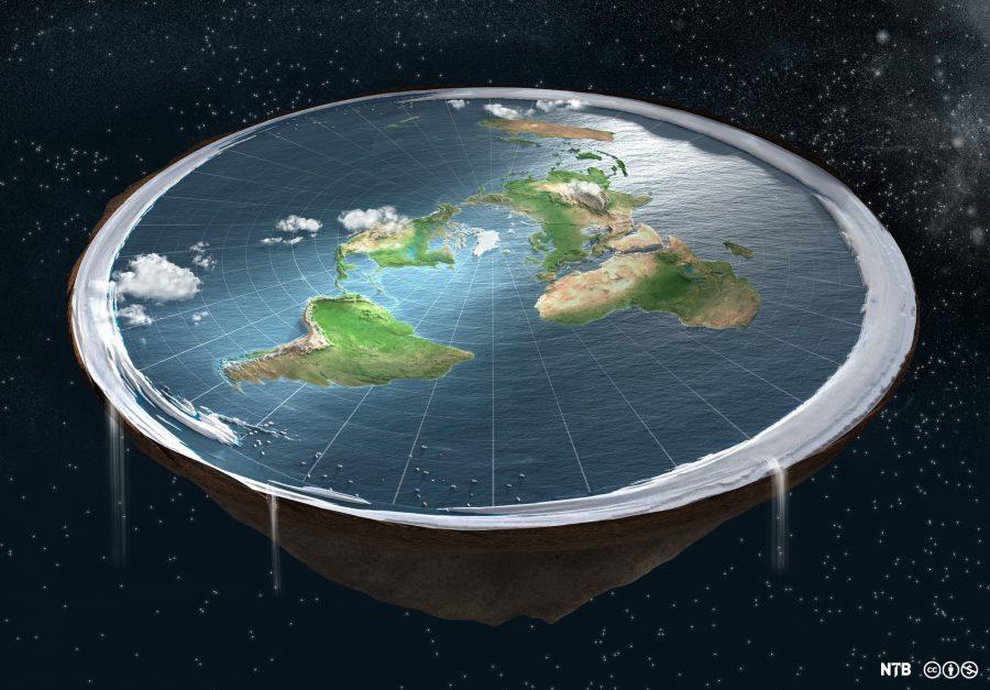 Flat+Earth%2C+illustration.+Many+ancient+cultures+thought+the+Earth+was+flat.+Modern+science+has+shown+that+the+Earth+is+spherical%2C+and+this+was+also+known+to+the+Ancient+Greeks+%28including+Pythagoras+and+Aristotle%29.+Modern+flat+Earth+societies+exist+that+promote+the+concept+of+a+flat+Earth.