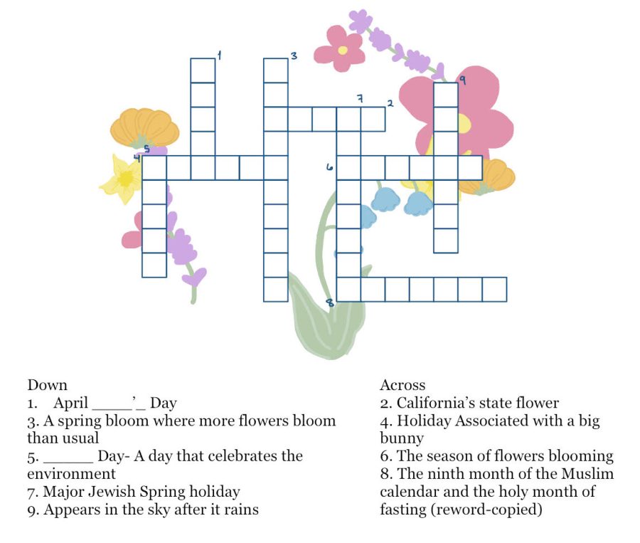 Spring+Crossword