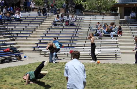 Dodgeball match at the Greek Theater