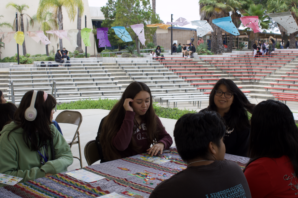 Students in the Greek participating in Hispanic Heritage month 