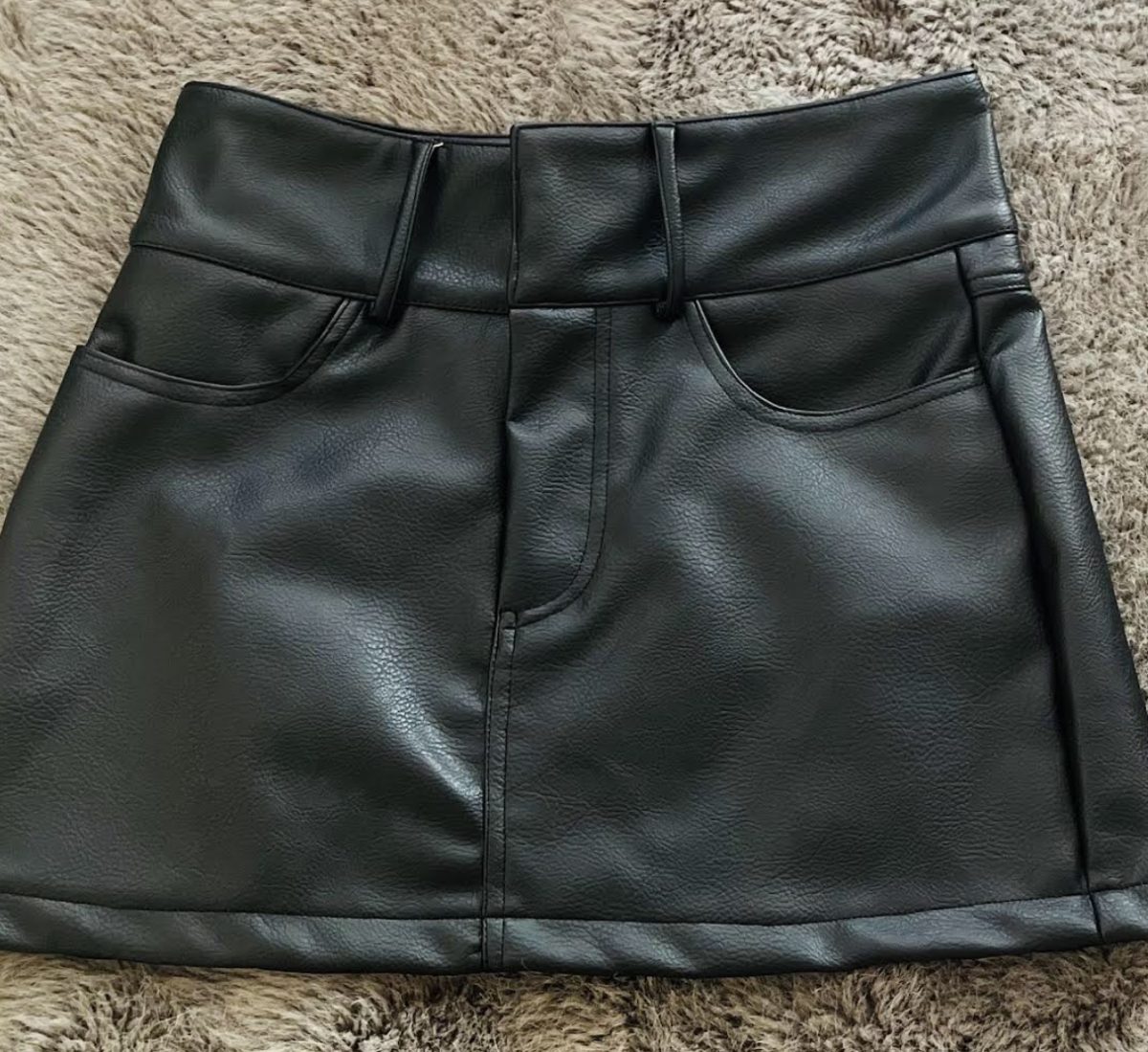 Princess Polly Leather Miniskirt
