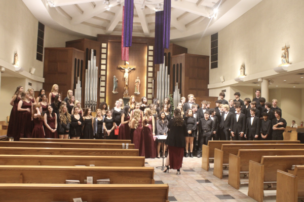 The San Marcos High School Madrigals performed this past Tuesday.