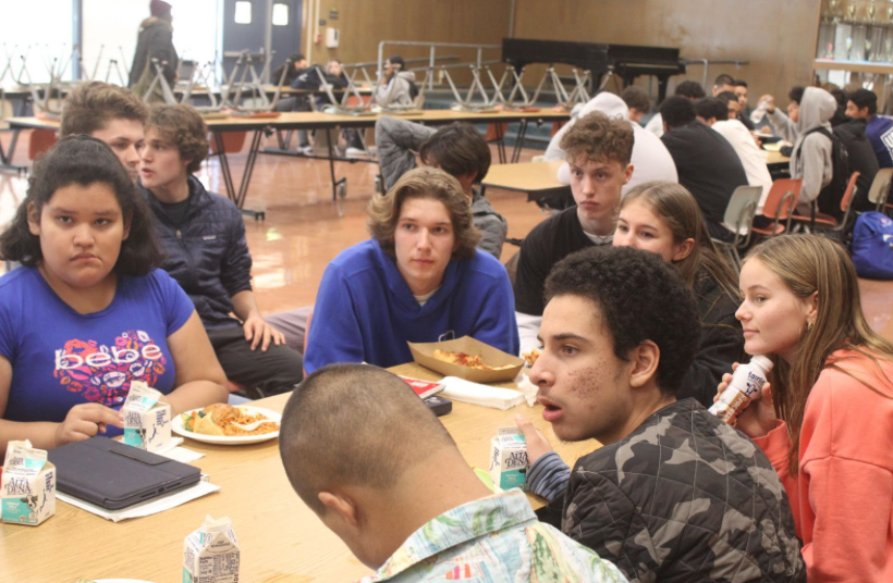 Better Together Club meeting at lunch