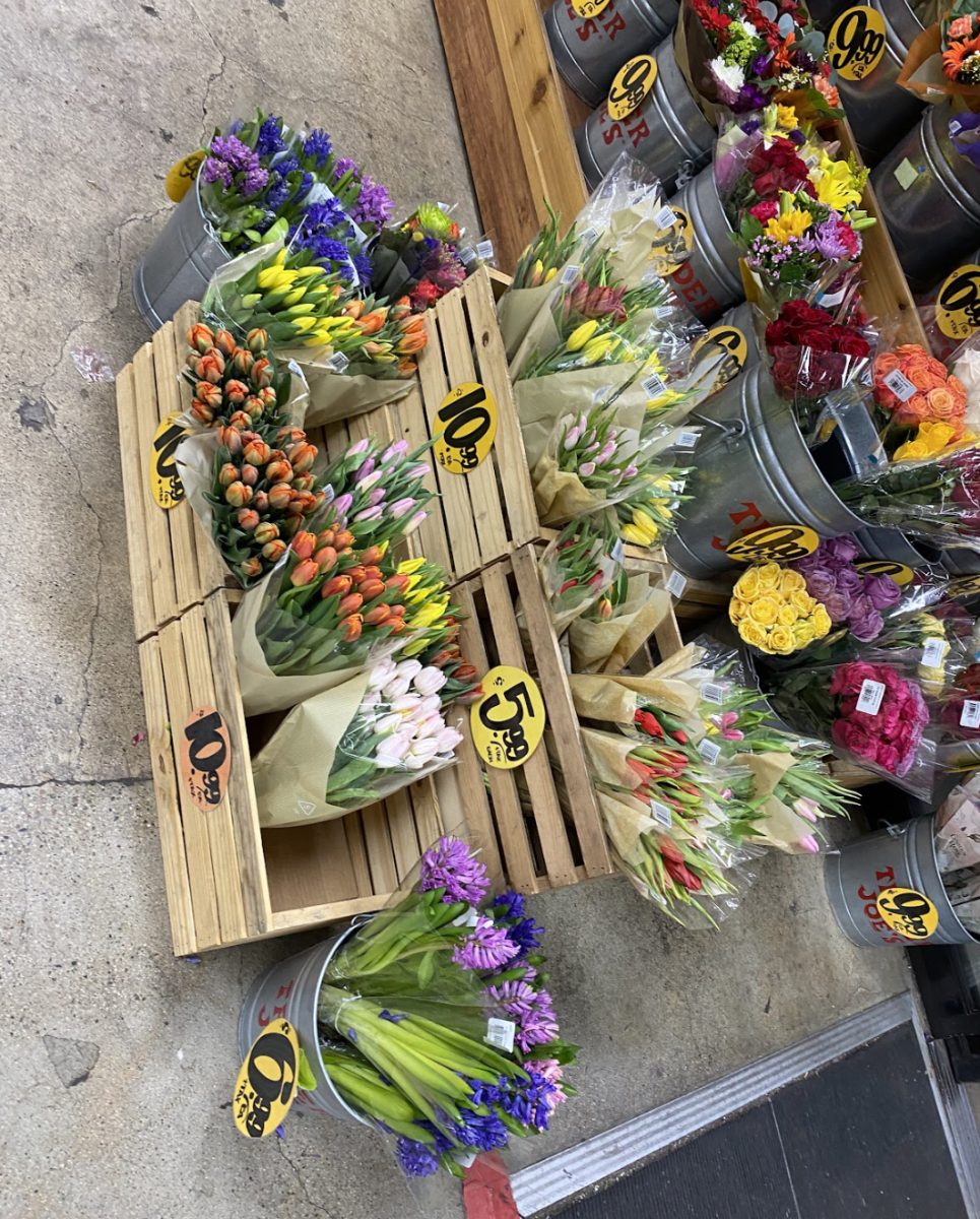 Colorful flower bouquets can be found at any local grocery store. Use these to make some fun flower arrangements with friends this Valentine’s Day!