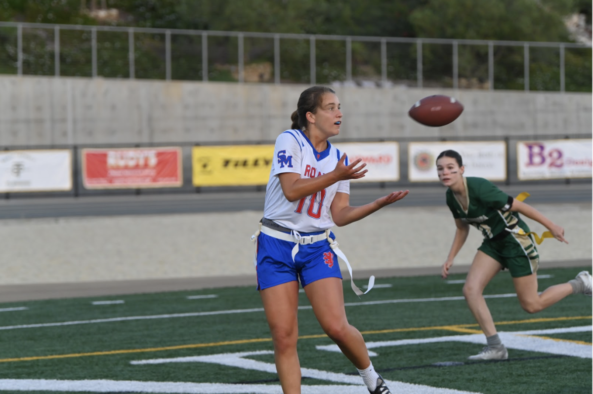 Junior Rio Chesluk mid-catch