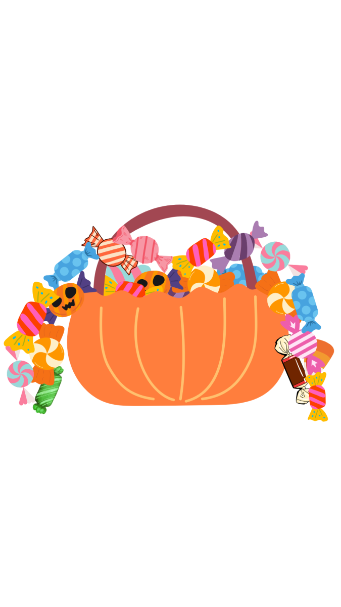 Trick-or-treating basket