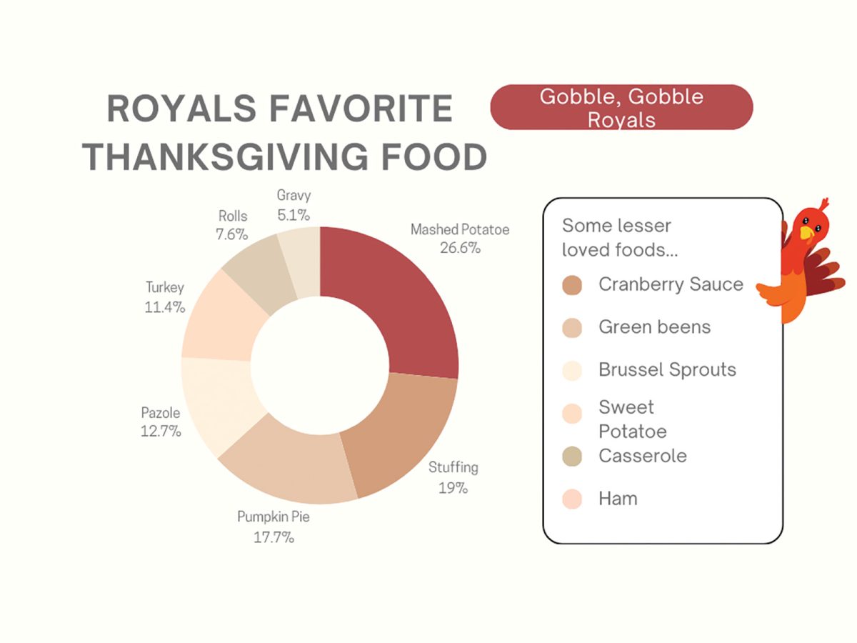 Pie chart showing results of a San Marcos survey consisting of 107 people